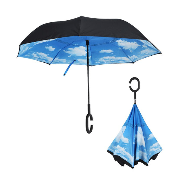 Folding Reverse Double Layer Inverted Umbrella