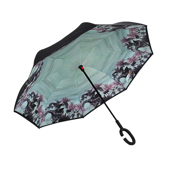 Folding Reverse Double Layer Inverted Umbrella