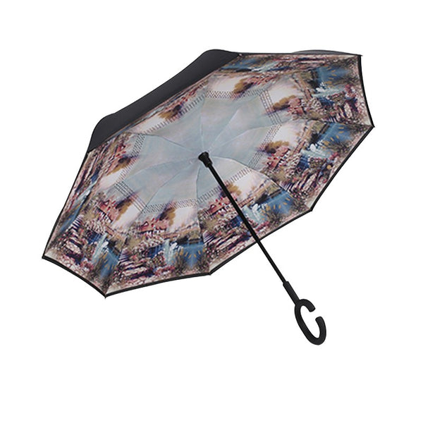 Folding Reverse Double Layer Inverted Umbrella