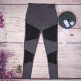 High Elasticity Mesh Yarn Leggings Yoga Jogging Running Pants