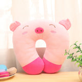 Comfortable Multi-Color Cartoon Animal U Shaped Travel Neck Pillow - ilovealma
