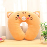 Comfortable Multi-Color Cartoon Animal U Shaped Travel Neck Pillow - ilovealma