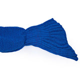 Super Soft Yarn Knitted Mermaid Tail Blanket