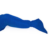 Super Soft Yarn Knitted Mermaid Tail Blanket
