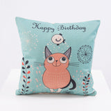 Cartoon Animal Linen Hold Pillow - ilovealma