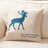 Cartoon Animal Linen Hold Pillow - ilovealma