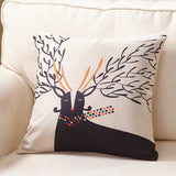 Cartoon Animal Linen Hold Pillow - ilovealma