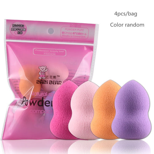 4 Pcs/Bag Wet And Dry Dual Cosmetic Puff - ilovealma