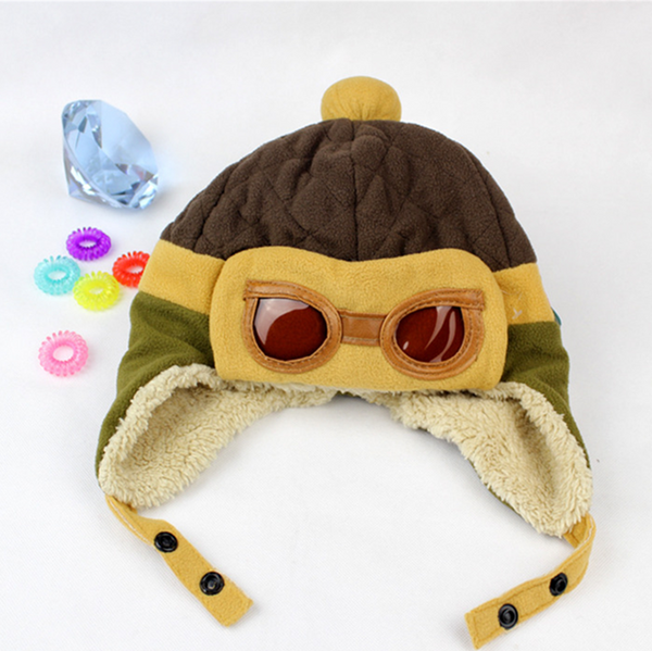 Kids Infant Winter Pilot Aviator Warm Cap