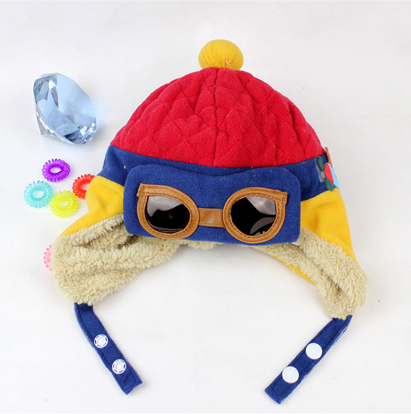 Kids Infant Winter Pilot Aviator Warm Cap