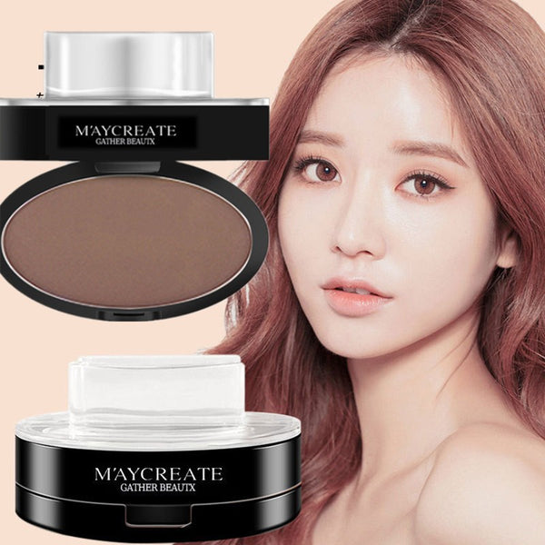 3 Shapes Simple And Quick Waterproof Eyebrow Powder - ilovealma