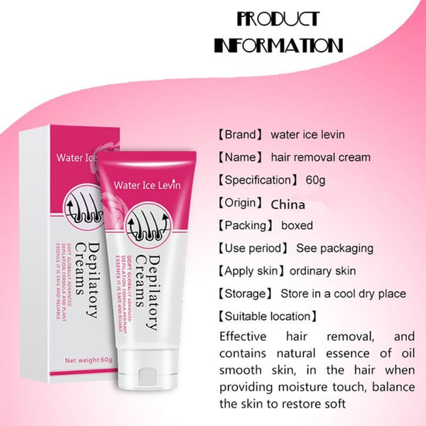 WATER ICE LEVIN Painless Hair Removal Cream
