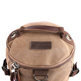 Large Capacity Travel Mountaineering Canvas Bucket Shoulder Backpack Bags