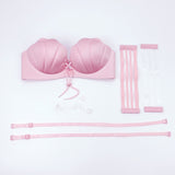 Pink Shell Push Up Steel Free Bra