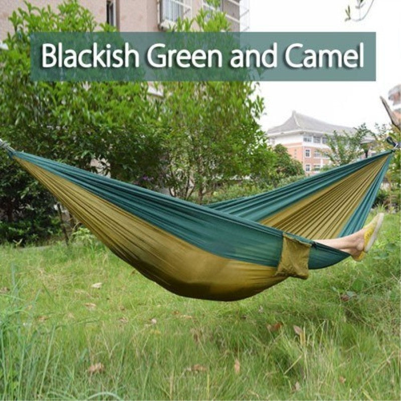 270*140cm Backpacking Hammock - Portable Nylon Parachute Outdoor Double Hammock