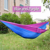 270*140cm Backpacking Hammock - Portable Nylon Parachute Outdoor Double Hammock - ilovealma