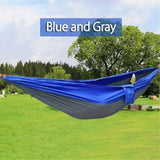 270*140cm Backpacking Hammock - Portable Nylon Parachute Outdoor Double Hammock - ilovealma
