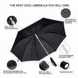 Led Light Up Umbrella With 7 Color Light Sequence