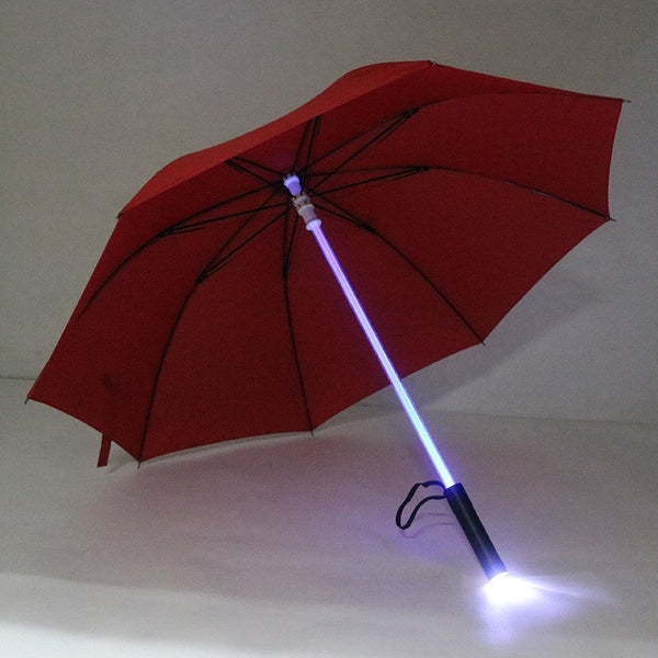 Led Light Up Umbrella With 7 Color Light Sequence