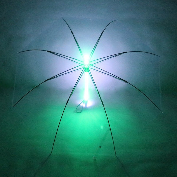 Led Light Up Umbrella With 7 Color Light Sequence