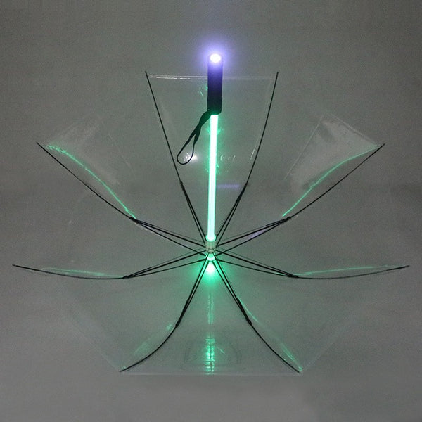 Led Light Up Umbrella With 7 Color Light Sequence