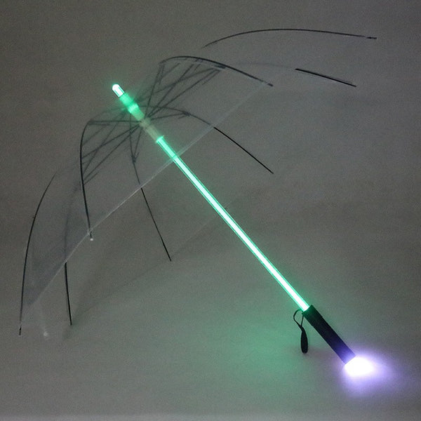 Led Light Up Umbrella With 7 Color Light Sequence