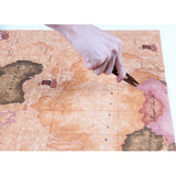 Retro World Map Travel Backpack