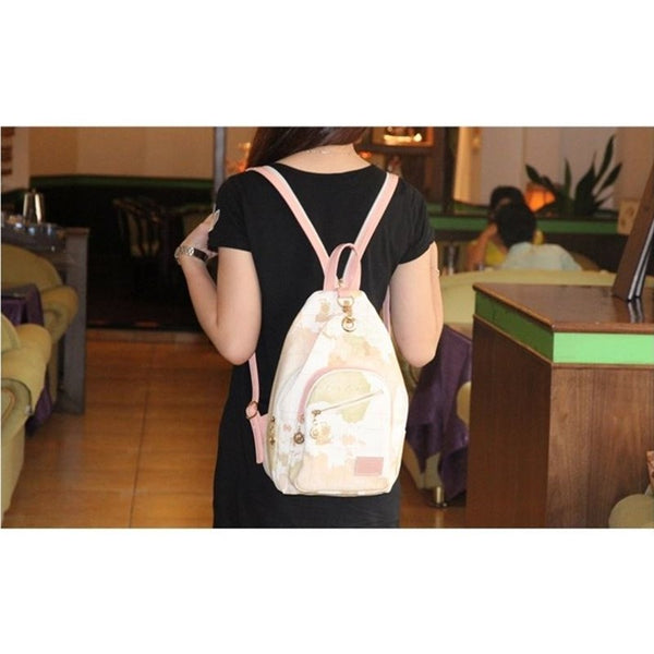 Retro World Map Travel Backpack