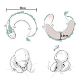 Anime Miyazaki Hayao Spirited Away Plush Toy Pillow Neck U-Shape - ilovealma