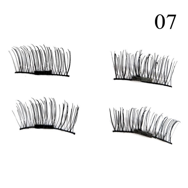 1 Pair 3D Magnet False Eyelash - ilovealma