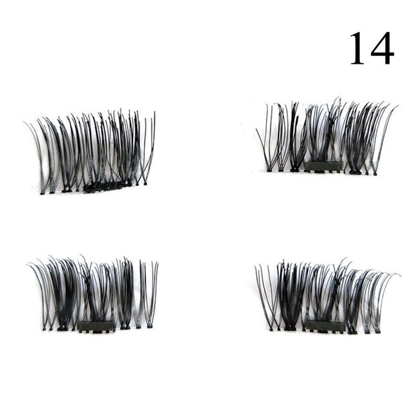 1 Pair 3D Magnet False Eyelash - ilovealma