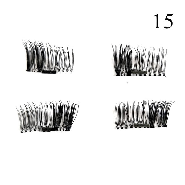 1 Pair 3D Magnet False Eyelash - ilovealma