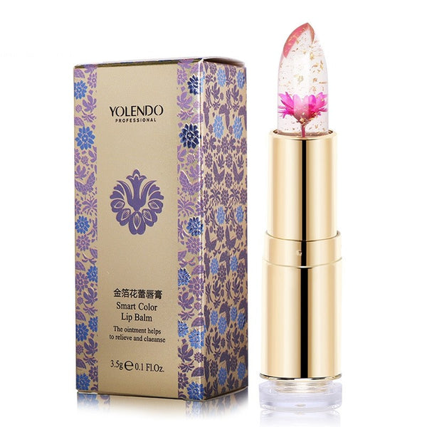 4 Colors Flower Jelly Lipstick Temperature Change Lipsticks - ilovealma