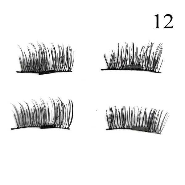 3 Pair 3D Magnet False Eyelash - ilovealma