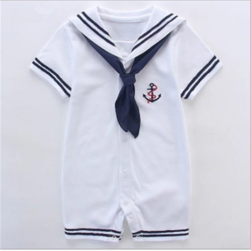 Baby Short-Sleeved Naval Style Piecemeal