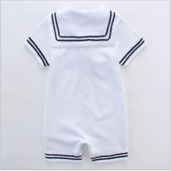 Baby Short-Sleeved Naval Style Piecemeal - ilovealma