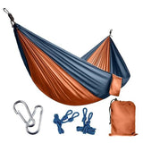 270*140cm Backpacking Hammock - Portable Nylon Parachute Outdoor Double Hammock - ilovealma