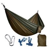 270*140cm Backpacking Hammock - Portable Nylon Parachute Outdoor Double Hammock - ilovealma