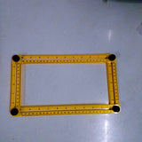 Plastic Multifunction Four Folding Measuring Scale