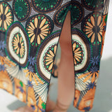 Quintina Floral Two Piece Blouse+Skirt Women