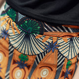 Quintina Floral Two Piece Blouse+Skirt Women