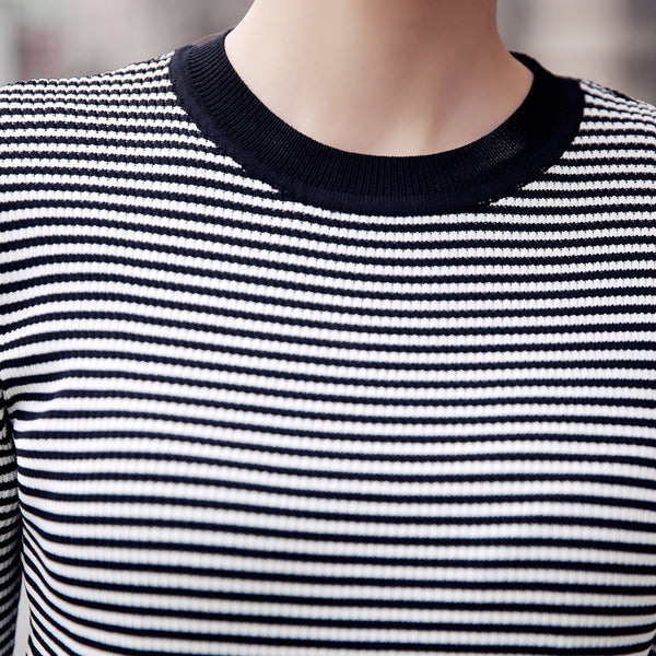 2017 New Arrival Fashion Women Dress Striped Vintage Summer Mini Dress Vestidos Office Dress A-line Slim Party Dress - ilovealma