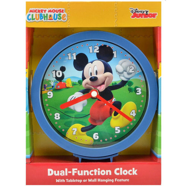 Mickey Mouse Clubhouse Dual-Function Clock with Tabletop or Wall Hanging Feature