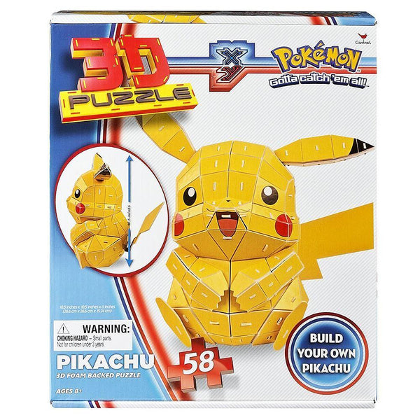 Pokemon Pikachu 3D Foam Backed Puzzle – ilovealma