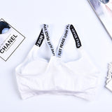 DeRuiLaDy Fashion Sexy Bra Comfortable Breathable Straps Padded Bra Shockproof Women Lingerie Exquisite One Piece Seamless Bras