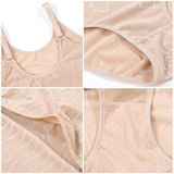 DeRuiLaDy Slimming Women Bodysuit Comfort Waist Trainer Sling Body Shaper High Waist Corset Shapewear Breathable Bodysuit