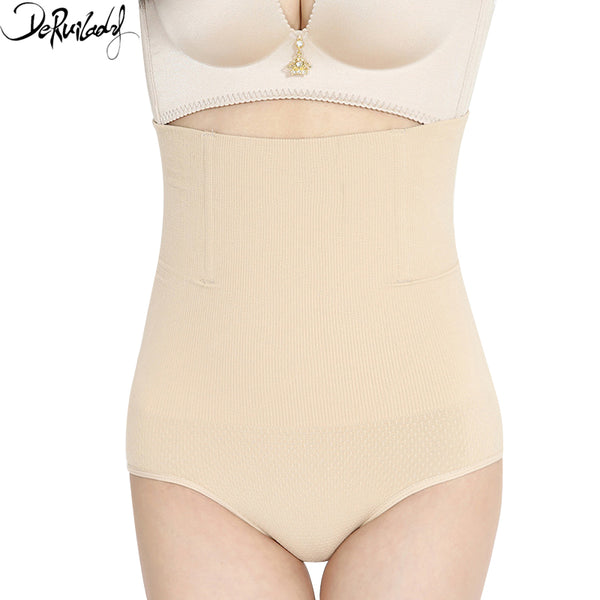 DeRuiLaDy Summer Postnatal Body Shaper High Waist Belly Slimming Pants Comfortable Fabric Waist Control Panties Slimming Shaper