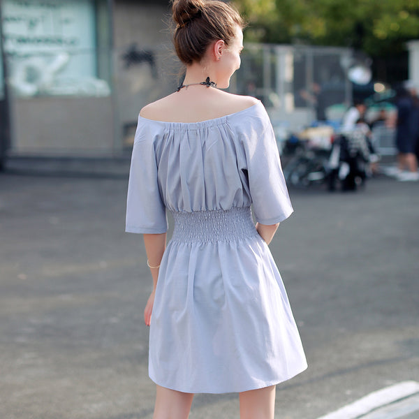 Fashion Women Dress Vintage Mini Summer Dress 2017 Vestidos Office Dress A-line Slim Tunic Dress