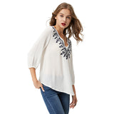 Vintage Blouse with Embroidery Design