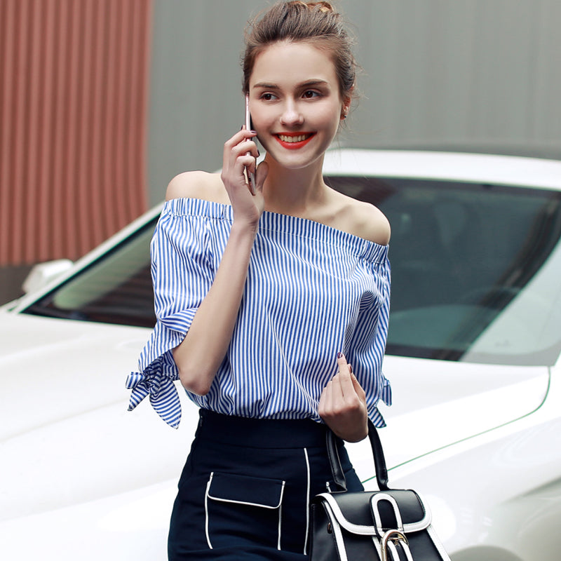 Quintina Femme Blouse Striped